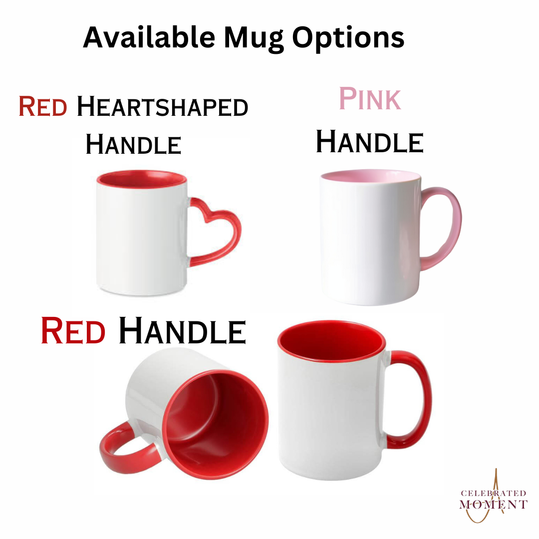 "I'm All Hers; She's All Mine" Personalized Valentine's Day His & Hers Mugs