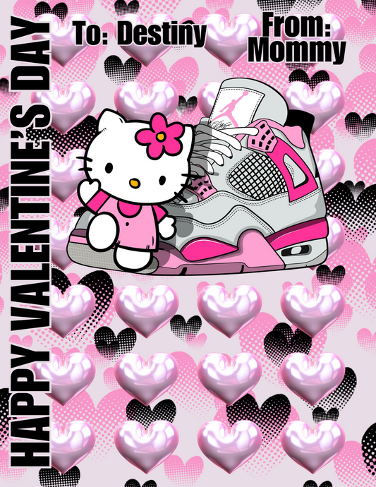 FREE - Hello Kitty Valentines Day Jumbo Card