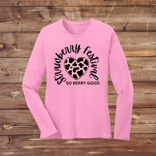 PINK Long Sleeve - Strawberry Festival